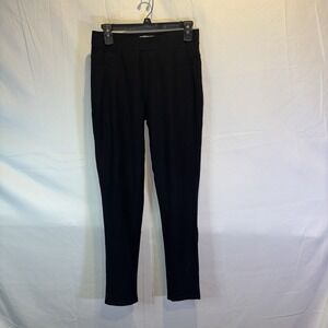 EUC Women's Kay Unger Ponte Leggings Pants Size‎ M Black
